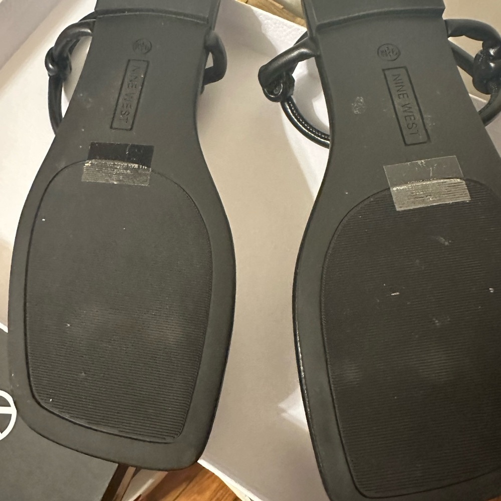 Nine West Black Women's Sandals - Picture 3 of 4